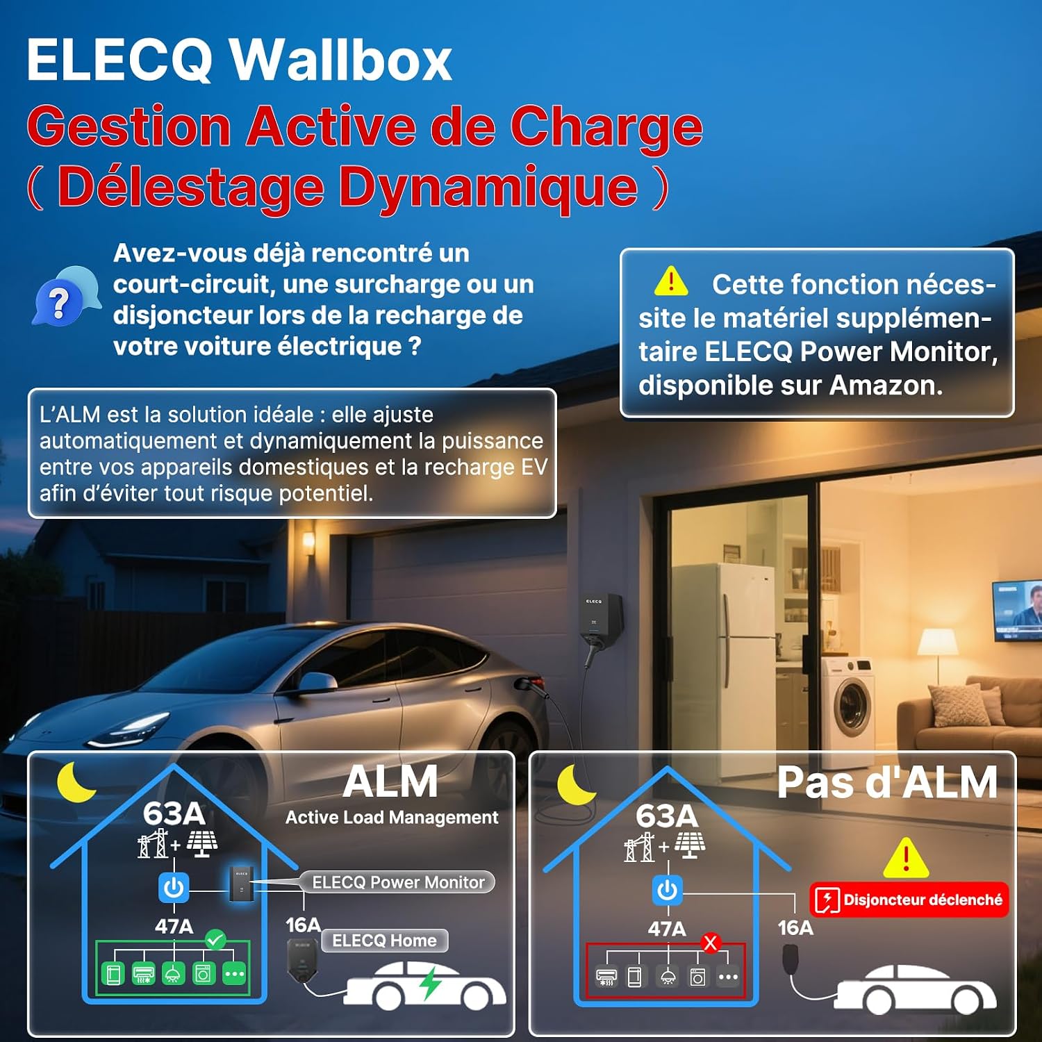 Detalle 2 de ELECQ borne de recharge 22 kW Type 2