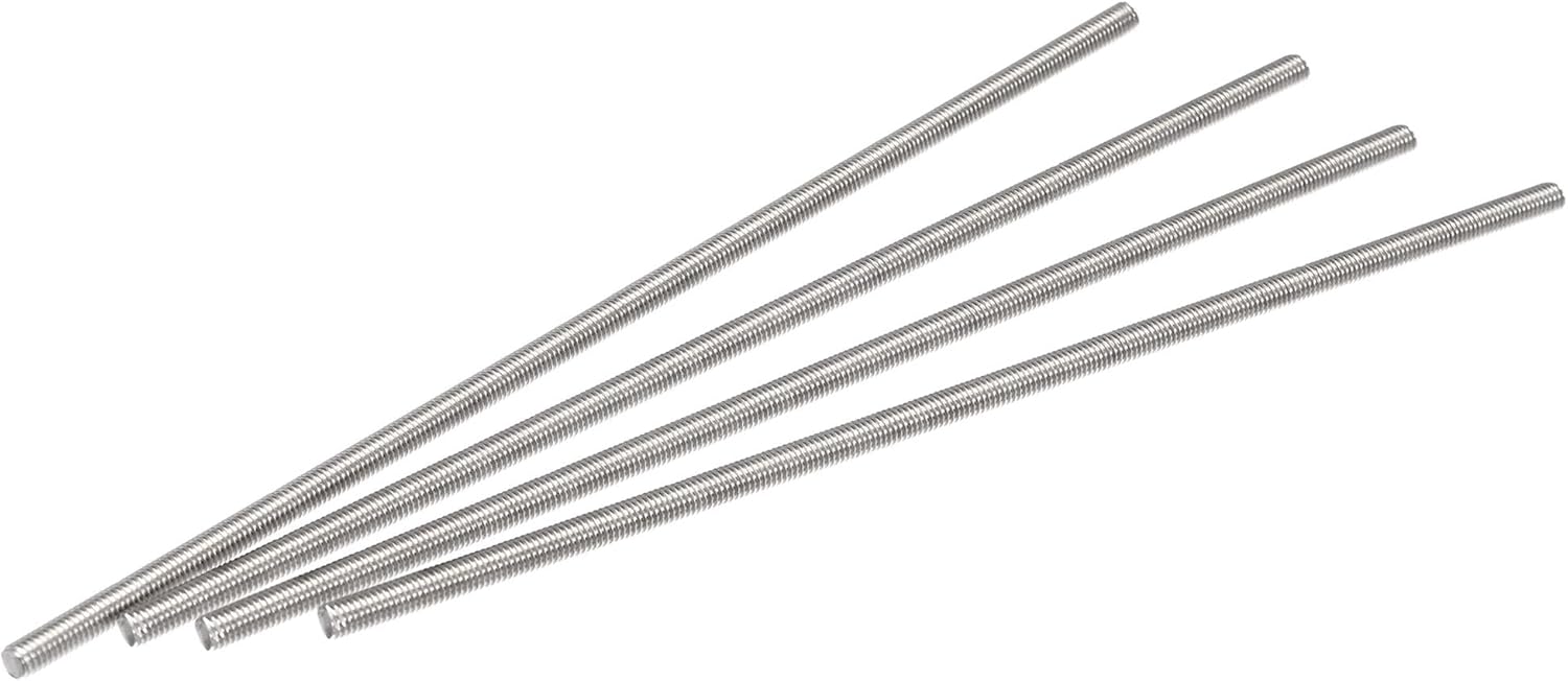 Detalle de 4x sourcing map Vollgewindestangen M4 x 250 mm aus Edelstahl 304 mit Rechtsgewinde