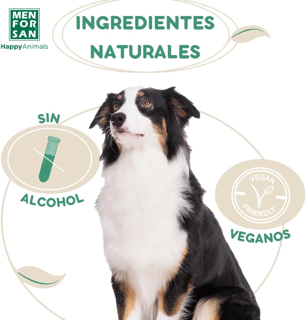 Detalle de Parfum Menforsan Coco per cani (125 ml): profumo fresco, deodorante delicato