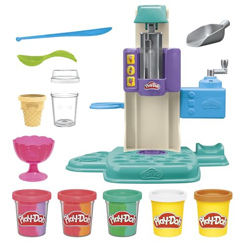 Detalle 2 de Hasbro Play-Doh Heladería multicolor — 5 botes de plastilina