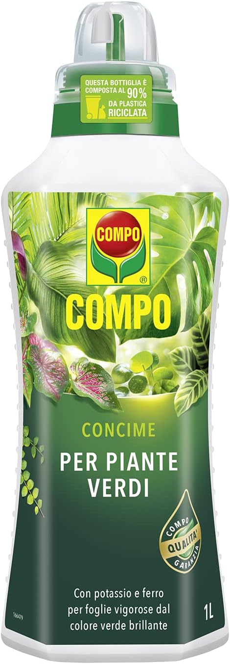 Detalle de COMPO Concime Liquido Per Piante Verdi 1L – nutrimento equilibrato per piante d'appartamento