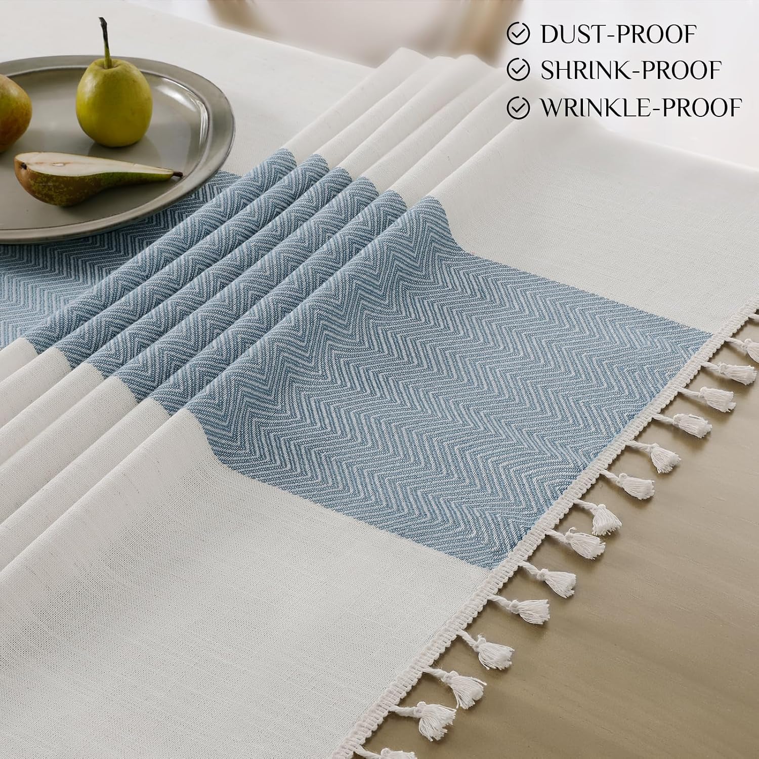 Detalle de Softalker Outdoor Tablecloth 55 x 120-inch