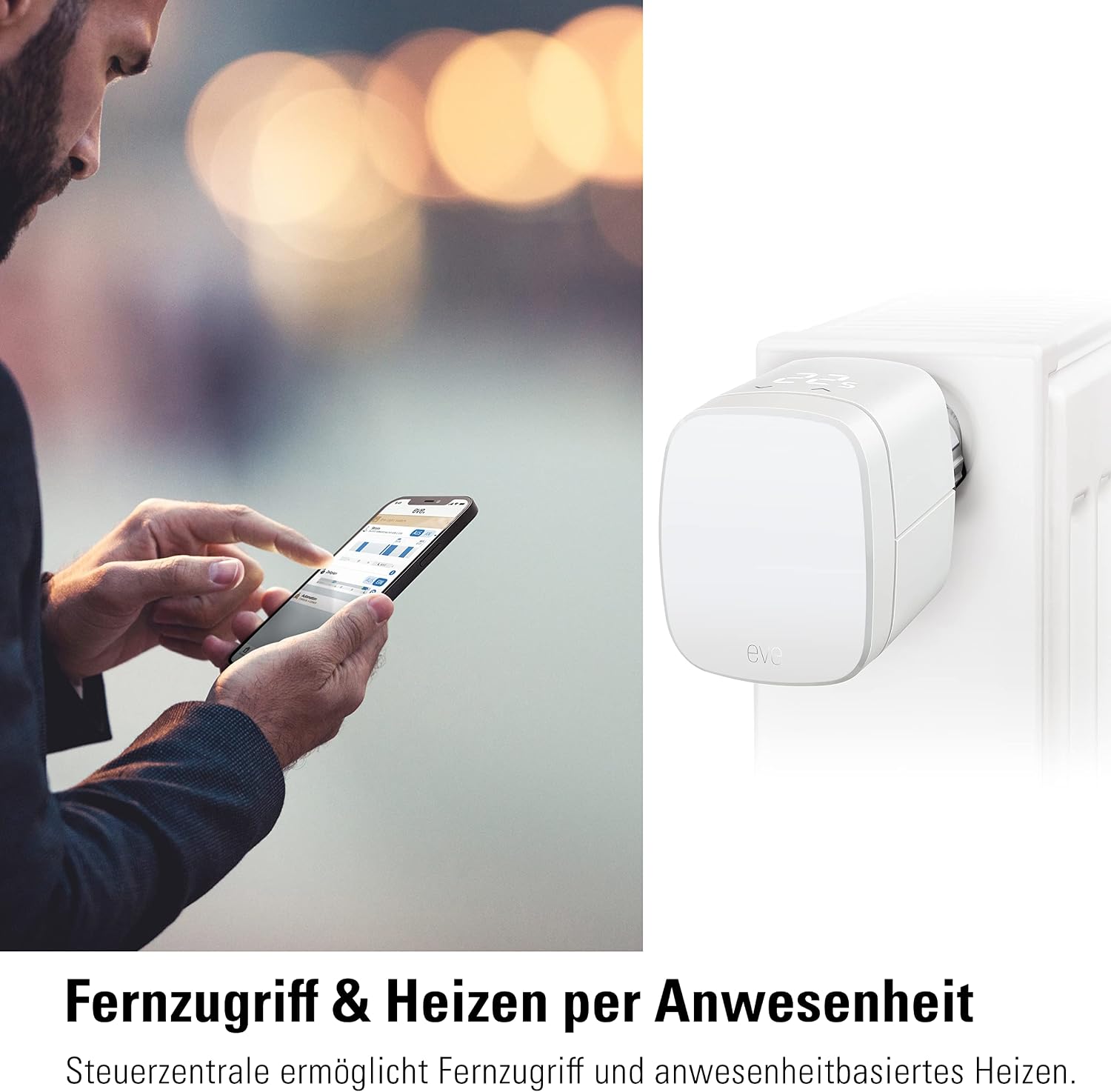 Thumbnail 5 de Eve Thermo Apple Home Heizkörperthermostat