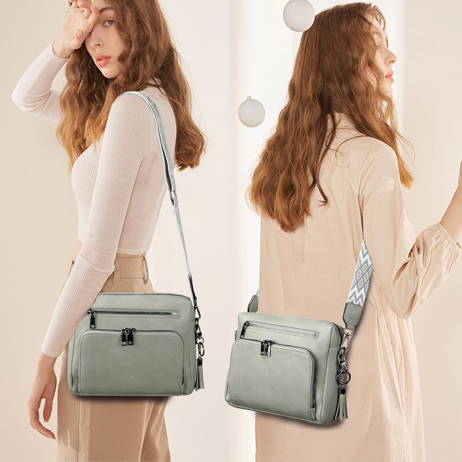 Thumbnail 1 de TANTOMI Umhängetasche Damen – Crossbody Bag mit verstellbarem, abnehmbaren Schultergurt