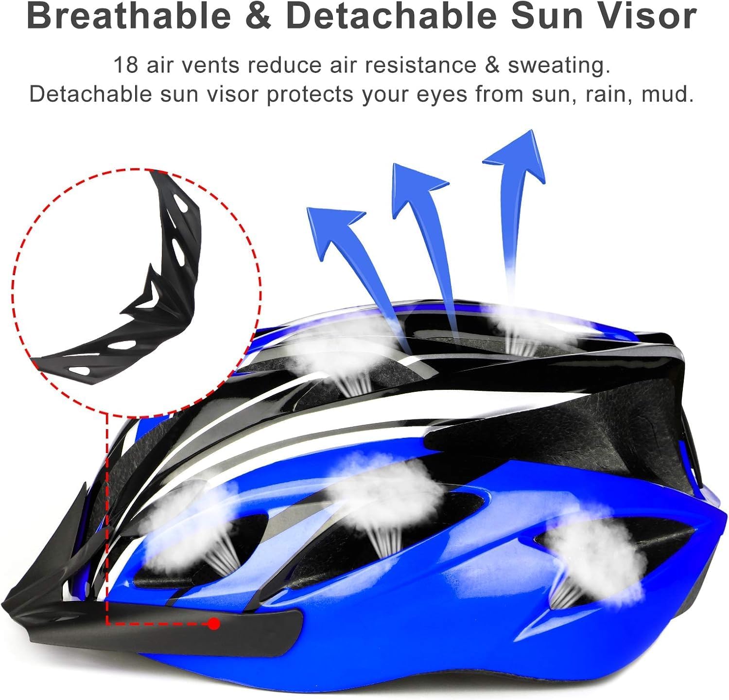 Thumbnail 4 de RaMokey Cycle Helmet 18 vents 58-62cm