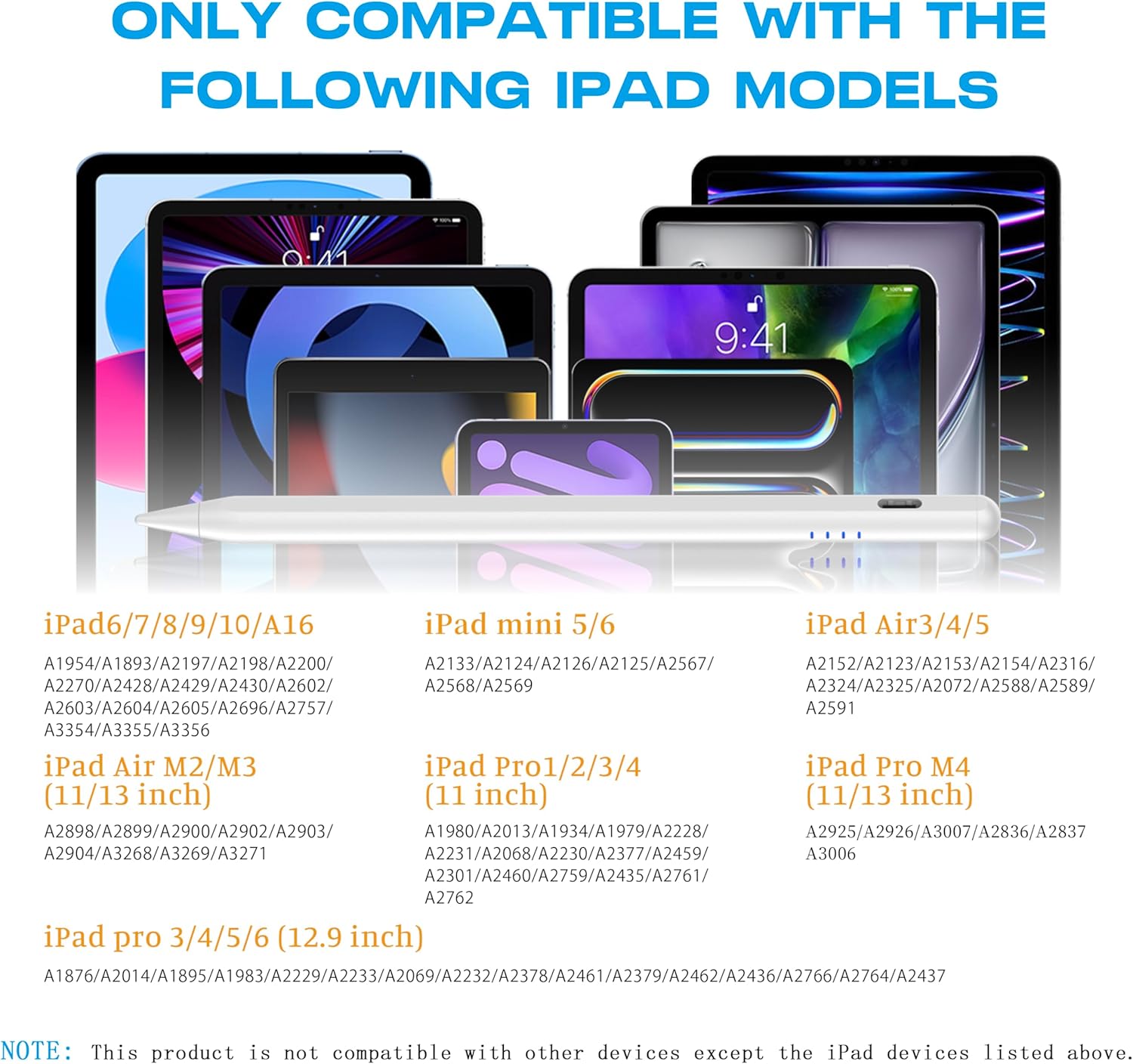 Thumbnail 2 de Stylus for iPad 2018-2025 Fast Charge