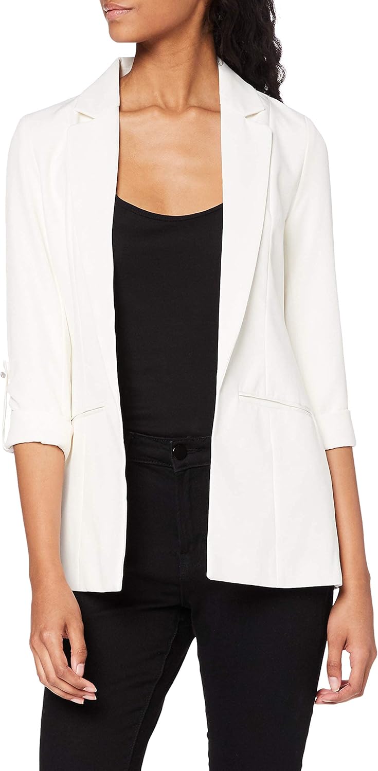 Detalle de ONLY Female Blazer ONLKAYLE-ORLEEN Blazer – 3/4-Ärmel, Regular Fit, pflegeleichter Materialmix