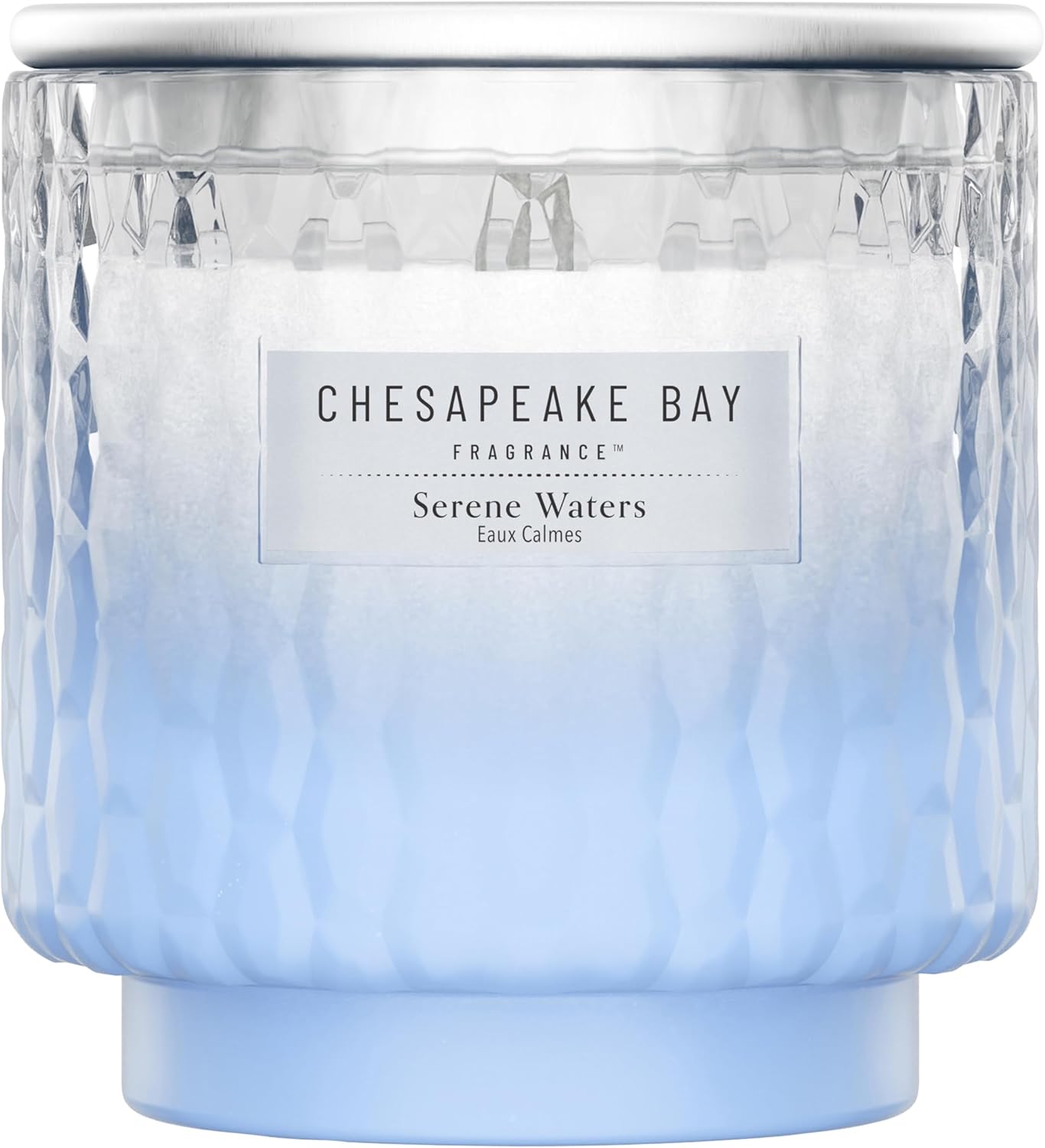 Detalle de Chesapeake Bay Bougie parfumée Grande bougie – Serene Waters, cadeau idéal pour femmes