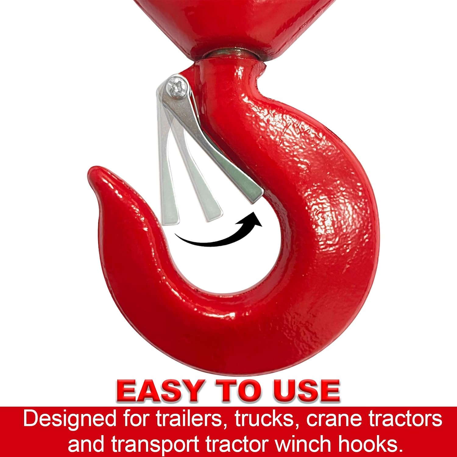 Detalle 1 de Swivel Lifting Hook, 4,400-lb Working Load