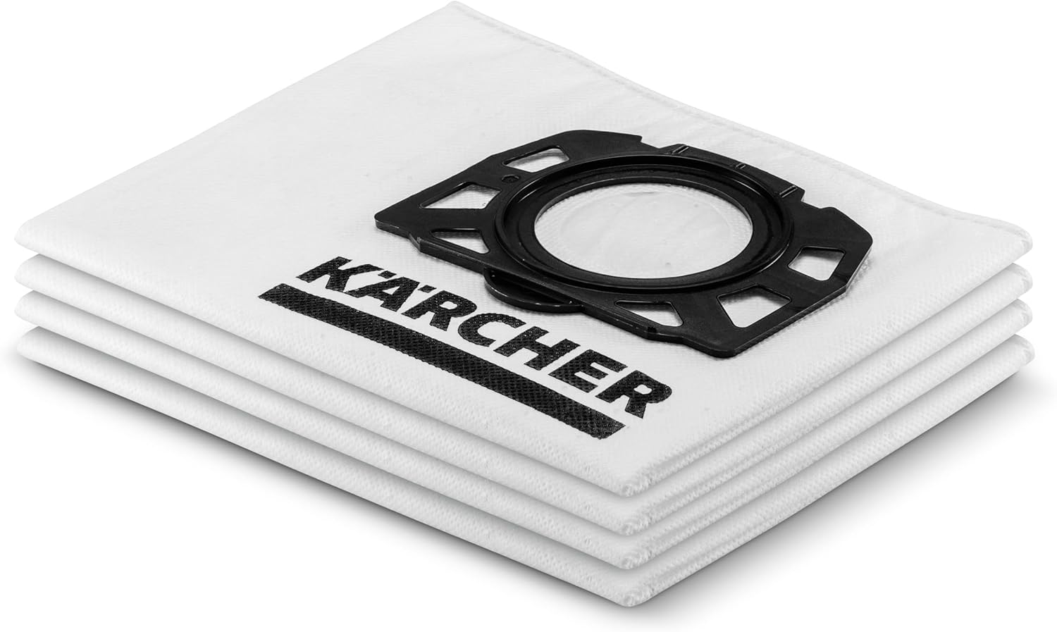 Kärcher Sachet Filtre Ouate Nouvelle Gamme KWD1, KWD2, KWD3, WD2 Plus, WD3 — Paquet de 4