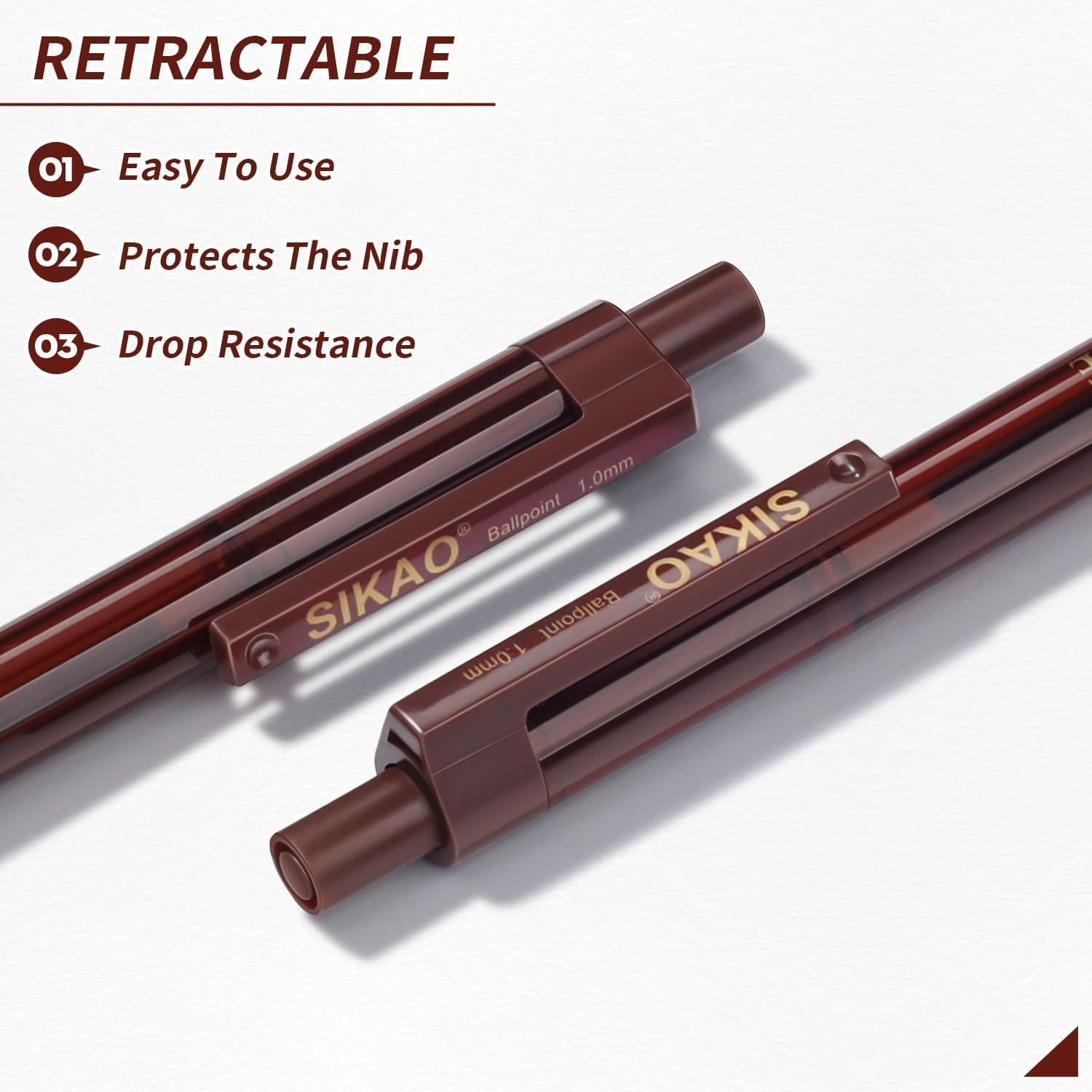 Detalle de Sikao Ballpoint Pens, 60-pack