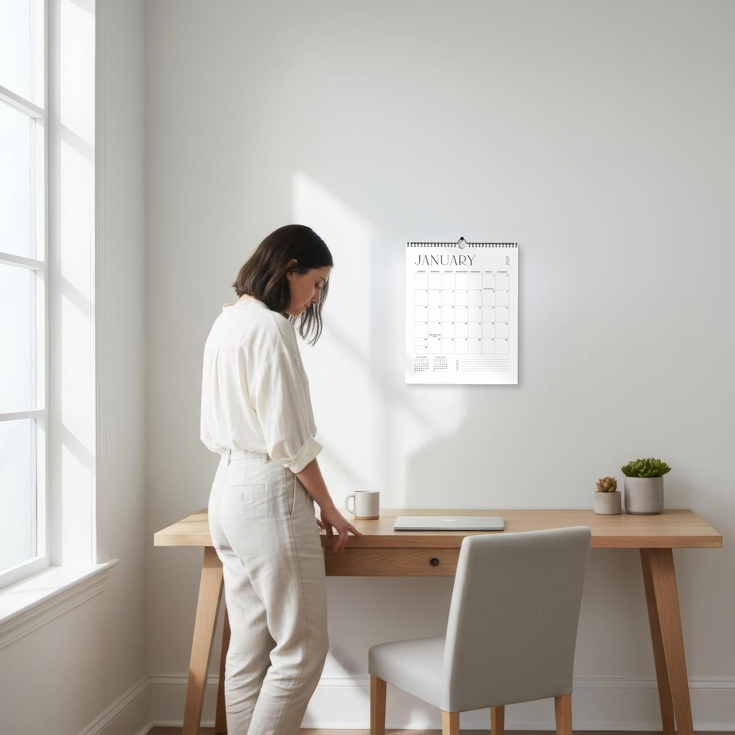 Thumbnail 6 de ZICOTO 2026-2027 Wall Calendar, 14.5 x 11.5-Inch Minimalist Paper Planner