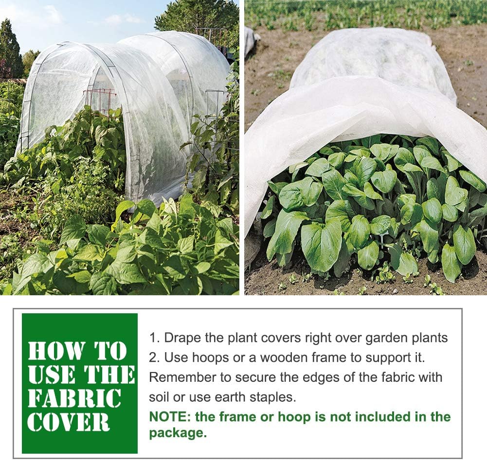 Thumbnail 4 de Valibe 10 ft x 30 ft Floating Row Cover, 0.9 oz/yd² Garden Fabric