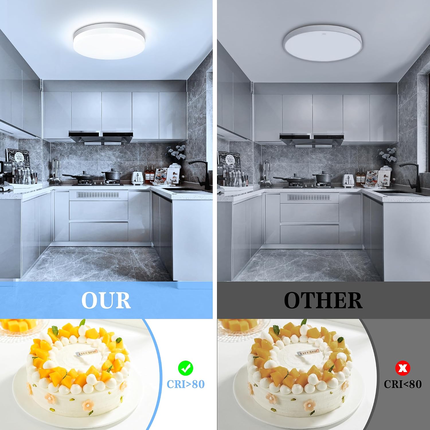 Detalle de EASY EAGLE LCLDBDYX23B ronde led-plafondlamp, 36 W, 3600 lm, IP44