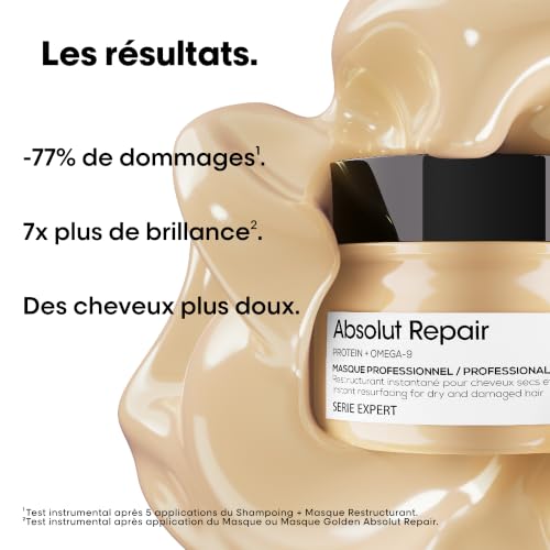 Detalle 2 de L’Oréal Professionnel Absolut Repair Masque Restructurant Instantané – 250 ml