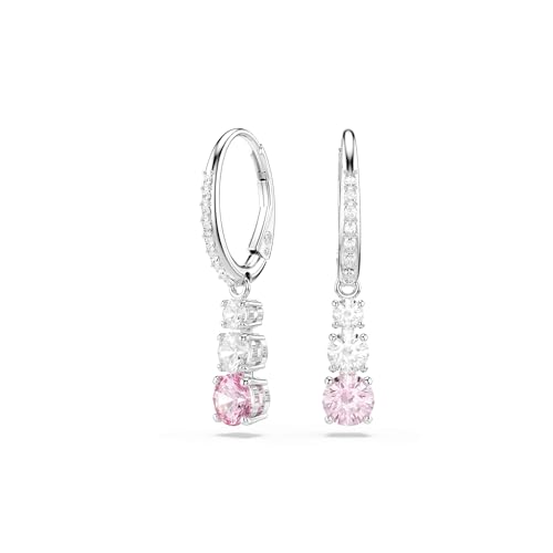 Detalle de Swarovski Stilla Attract pendientes 1 talla rosa