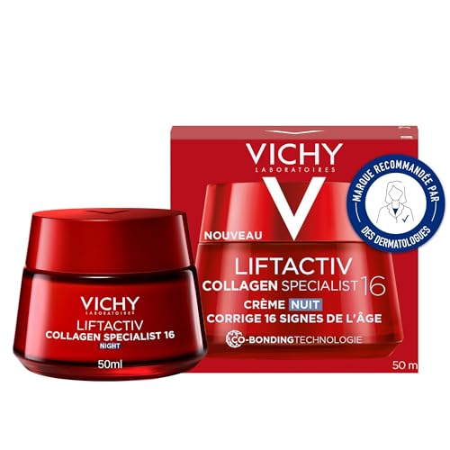 Detalle de Vichy Liftactiv Collagen Specialist Crème Nuit Anti-Âge Rhamnose – soin profond pour la fermeté