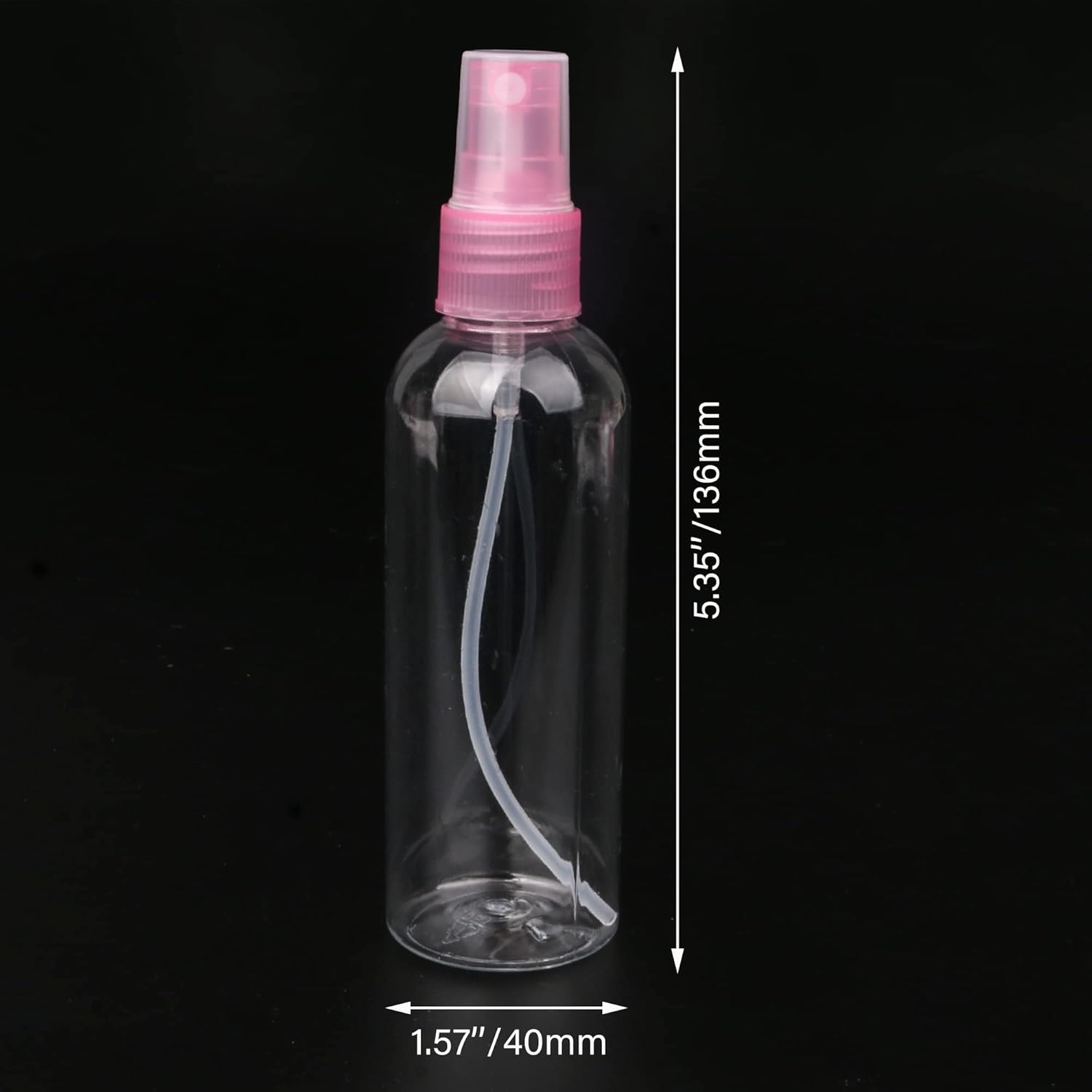 Thumbnail 6 de Doublelife 12-Pack 100ml Fine Mist Spray Bottles with Atomisers – Pink Tinted, Refillable