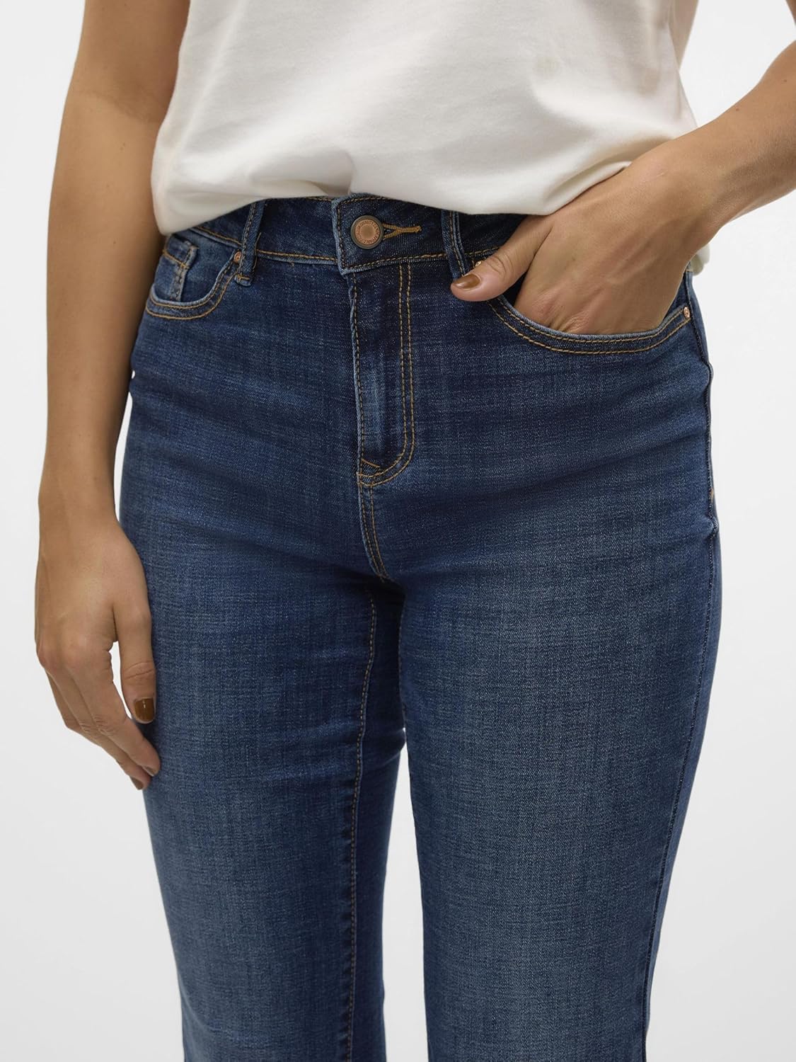 Thumbnail 6 de Jean Vero Moda Vmflash coupe droite Straight pour femme (69% coton, stretch)