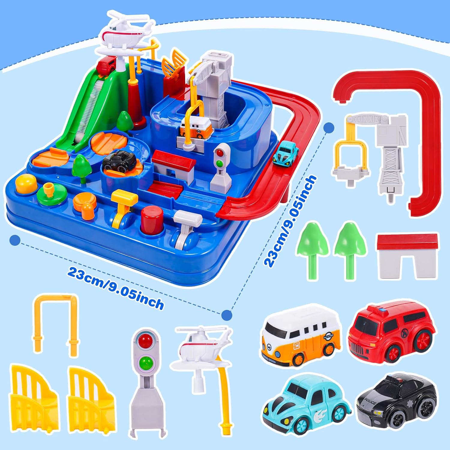 Thumbnail 5 de EUTOYZ Car Adventure track toy for ages 3–6