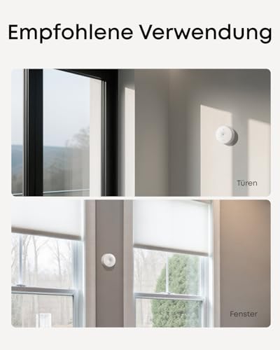 Detalle 1 de eufy Glasbruchsensor E10 – zuverlässige KI-Erkennung mit EU-HomeBase-Anforderung