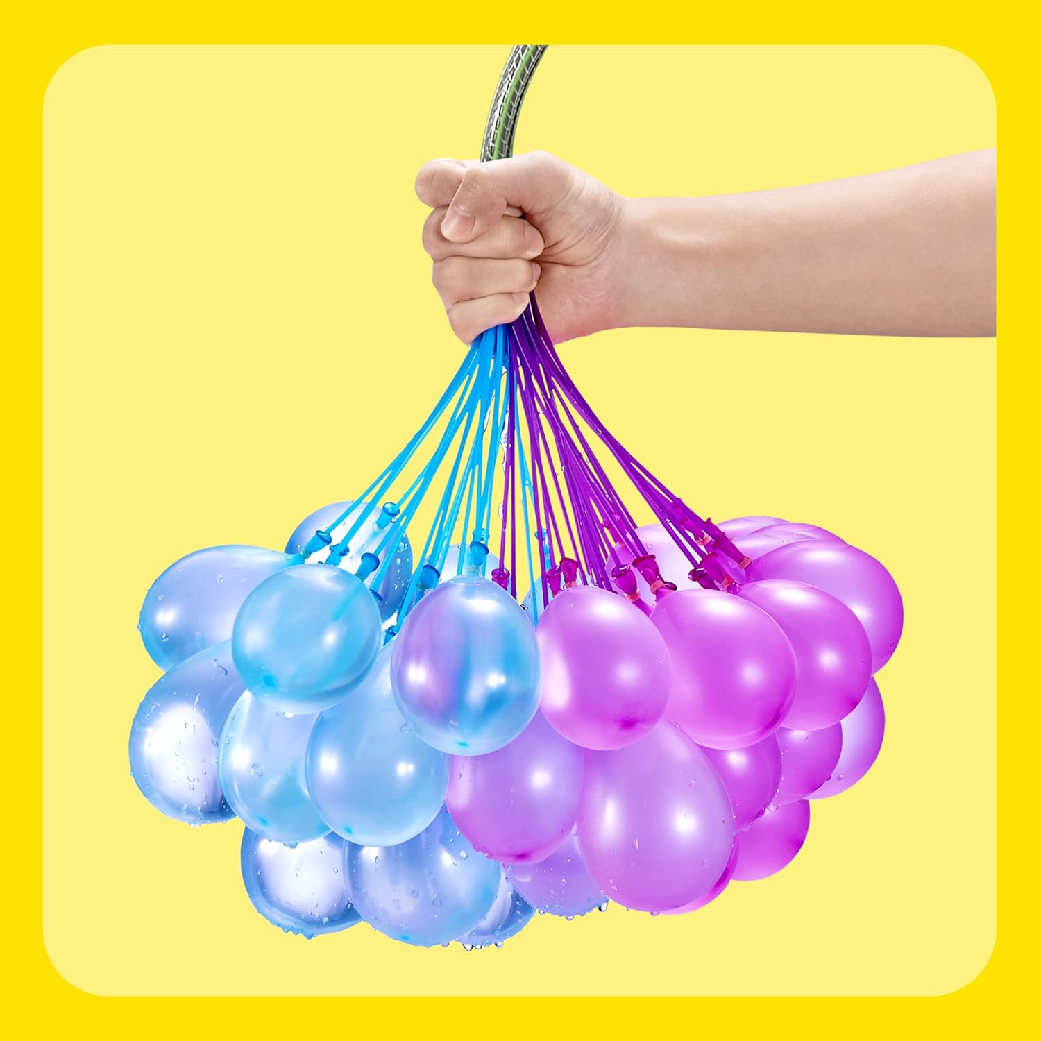 Detalle 2 de Bunch O Balloons Tropical Party 280 Rapid-Filling Self-Sealing Water Balloons (8 Pack) by ZURU