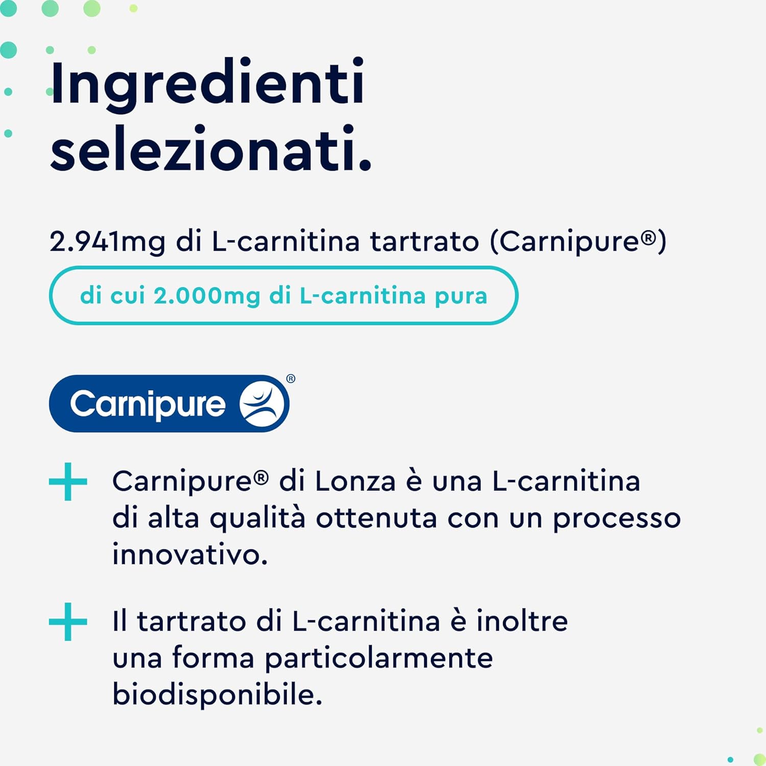 Detalle 2 de L-Carnitina 2.000mg Capsule Integratore 💊