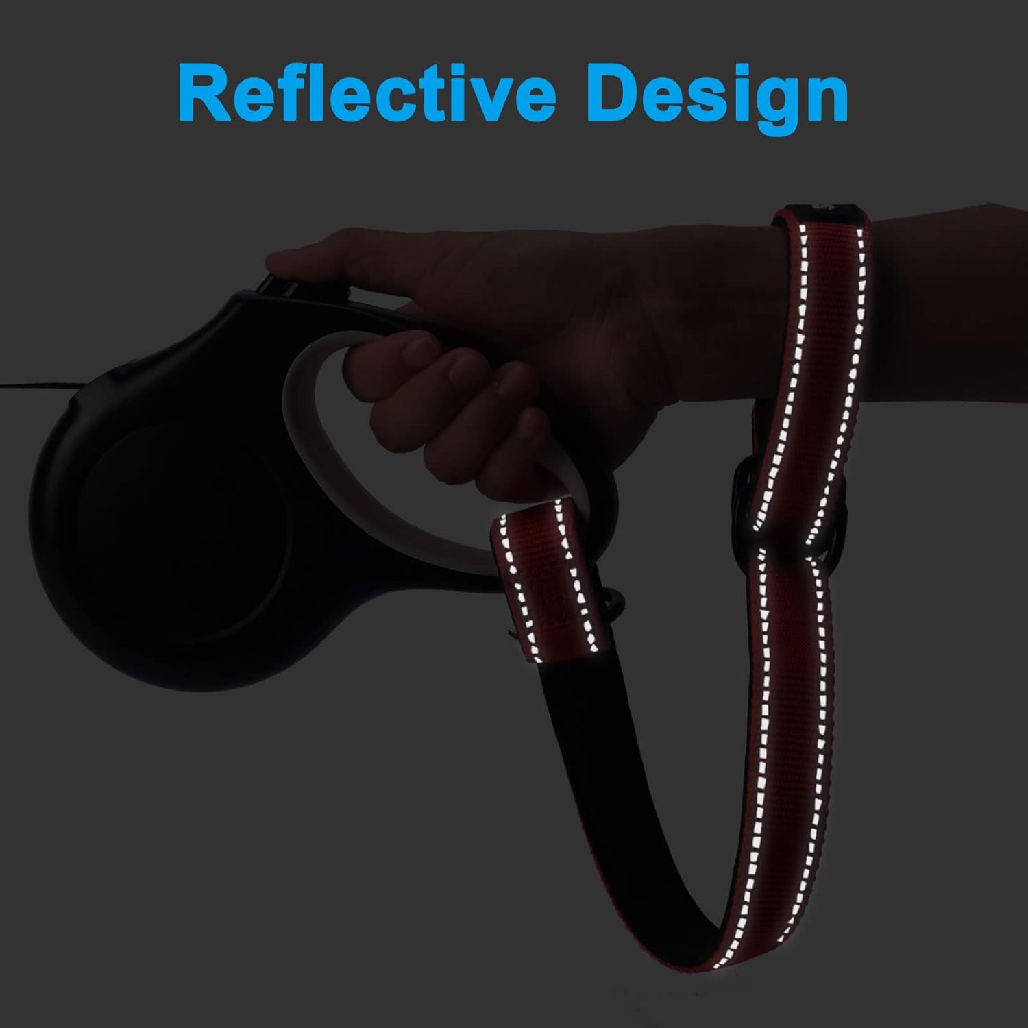 Thumbnail 3 de PetBonus Short Dog Lead Safety Wrist Strap for Retractable Leash (Red)