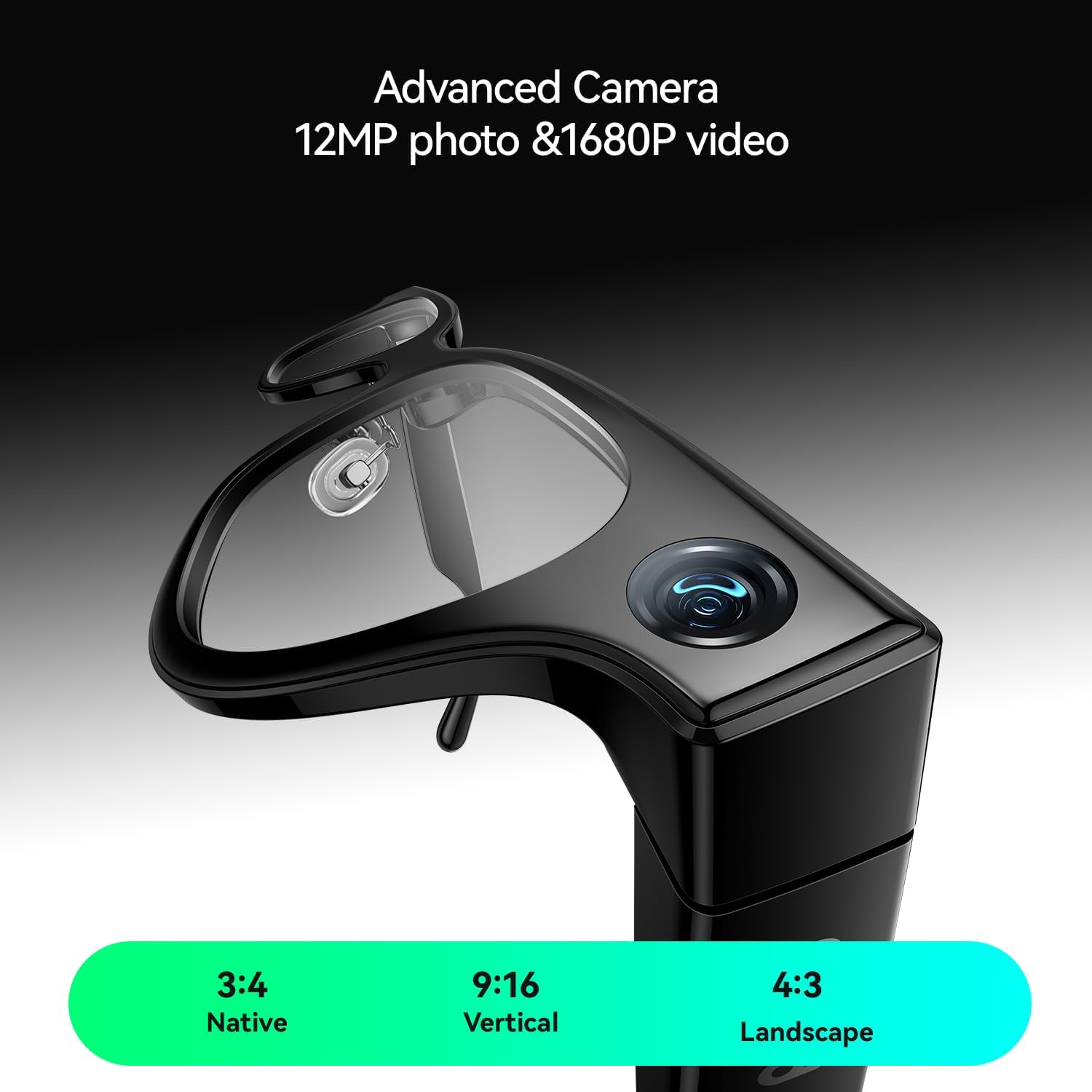 Detalle de Rokid Glasses (with Display): AI & AR Smart Glasses with Real-Time Translation and Hands-Free Camera