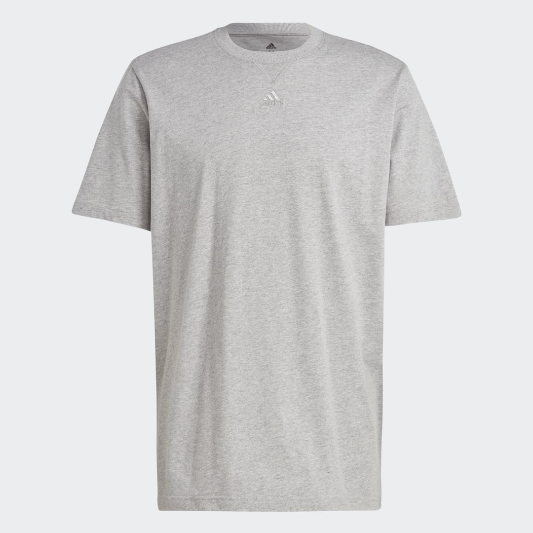 Detalle de Camiseta ALL SZN Gris de Adidas: comodidad diaria con garantía Adidas ES