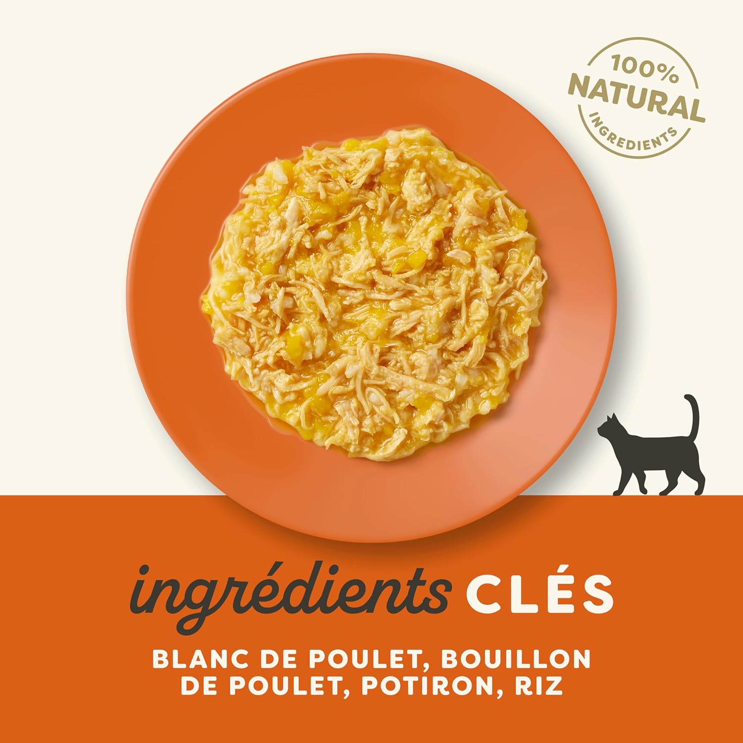 Detalle de Applaws 100% alimentation humide naturelle pour chat — Poitrine de poulet et citrouille en boîte (24 x 156 g)