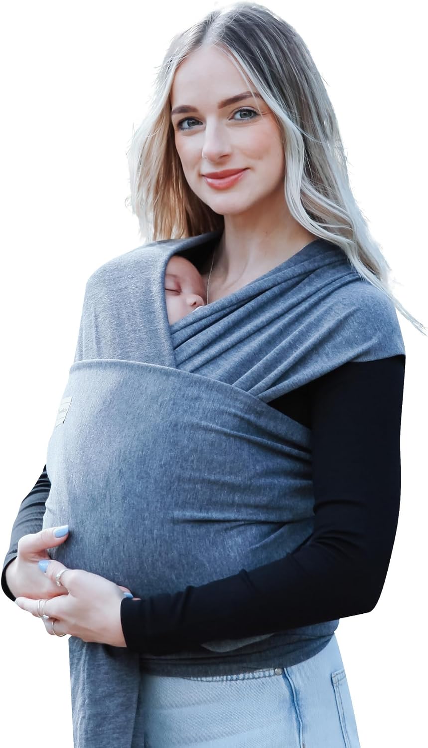 Detalle de Baby Sling Wrap Newborn to Toddler Carrier 7-35lb — baby carrier 👶