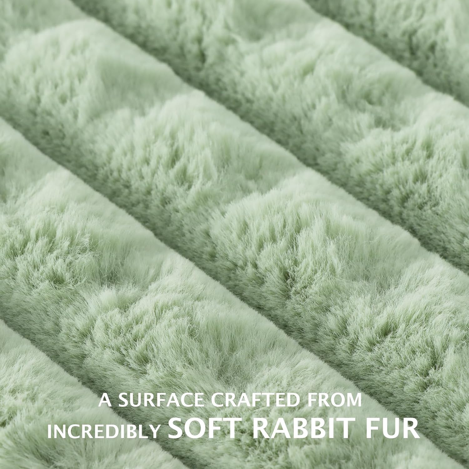 Detalle de BVAGSS Dog Bed Washable Crate Mattress – 100x80cm Memory Foam Calming Pad in Green