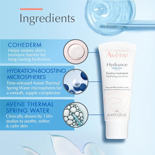 Thumbnail 3 de Avène Hydrance LIGHT Hydrating Emulsion 1.3 oz moisturizer