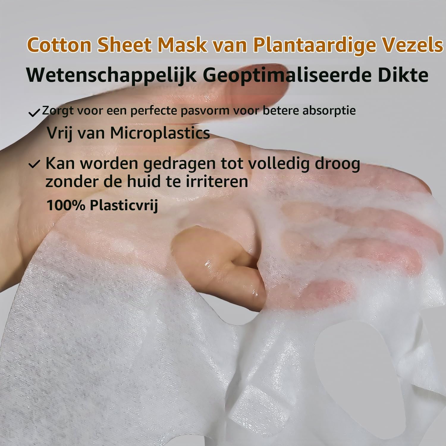 Thumbnail 6 de RAZUYEN RAMSKT3 gezichtsmasker met hyaluronzuur en peptiden, 10 stuks