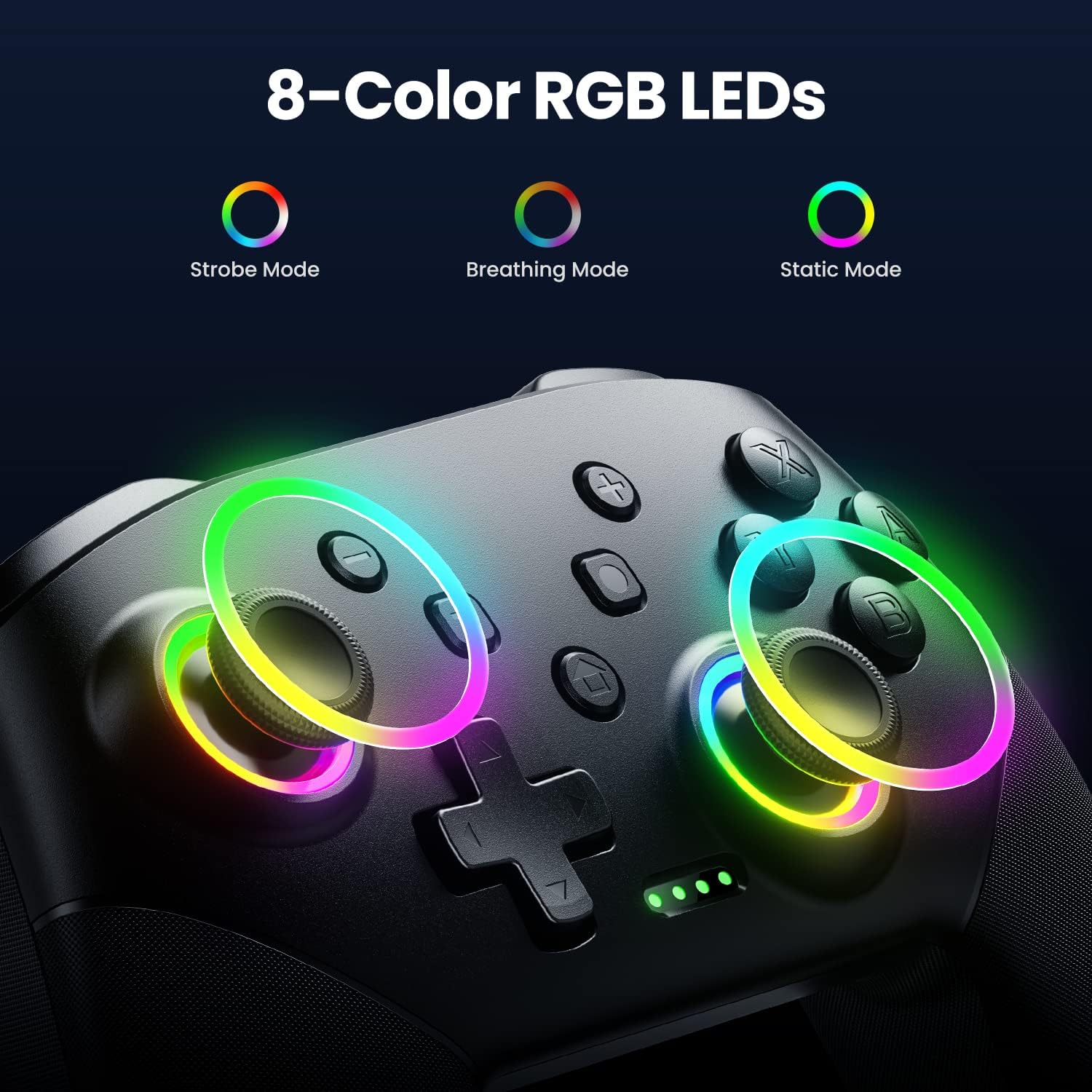 Detalle 2 de VOYEE Pro Wireless Switch Controller 1000mAh