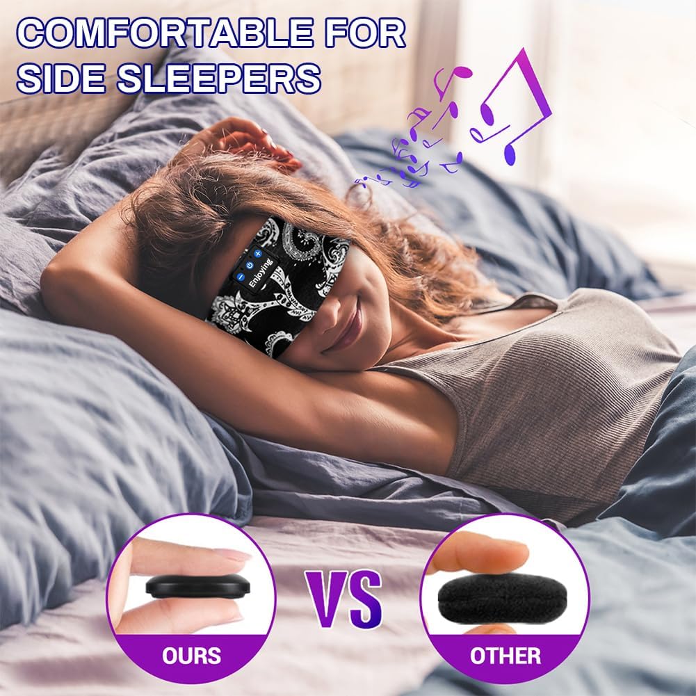 Thumbnail 2 de flintronic Schlafkopfhörer Bluetooth Stirnband
