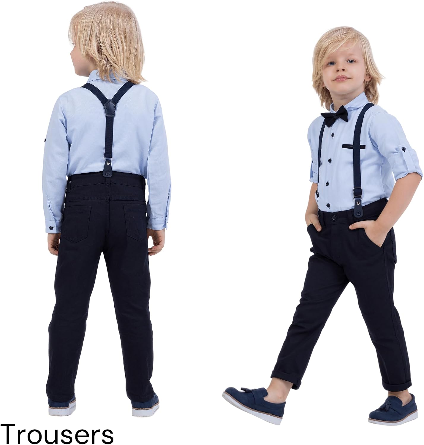 Thumbnail 6 de rise&Raba 4-Piece Shirt and Pants Set for Boys