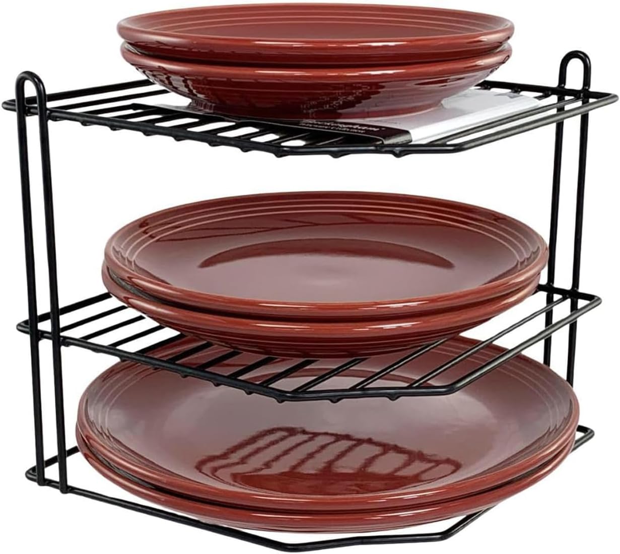 Detalle de Buckingham corner plate rack 23 cm chrome