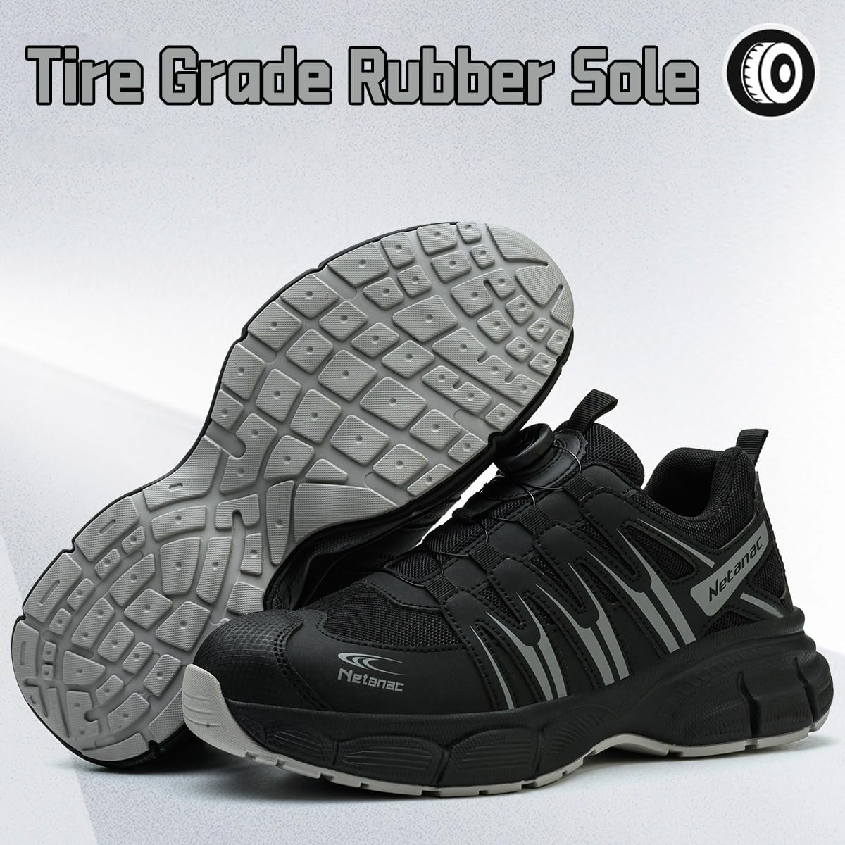 Thumbnail 4 de Netanac Safety Trainers for Men and Women with Steel Toe Cap and Puncture-Resistant Midsole