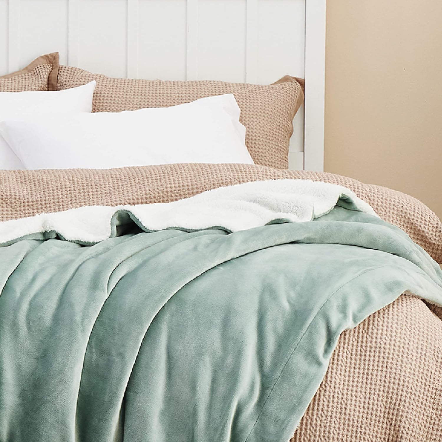Detalle 2 de BEDSURE Kuscheldecke 130x150 cm 🛋