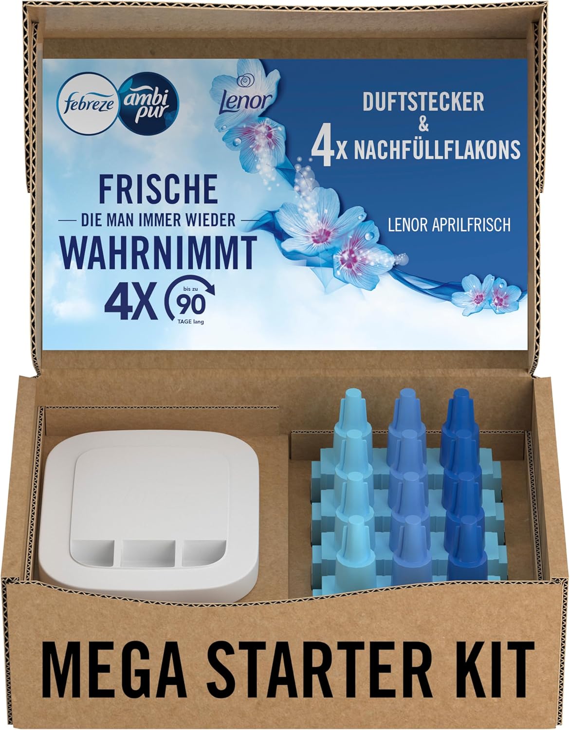 Thumbnail 6 de Febreze 3Volution programmierbarer Lufterfrischer als Duftstecker Starter-Kit inkl. Nachfüllflakons Lilienbrise