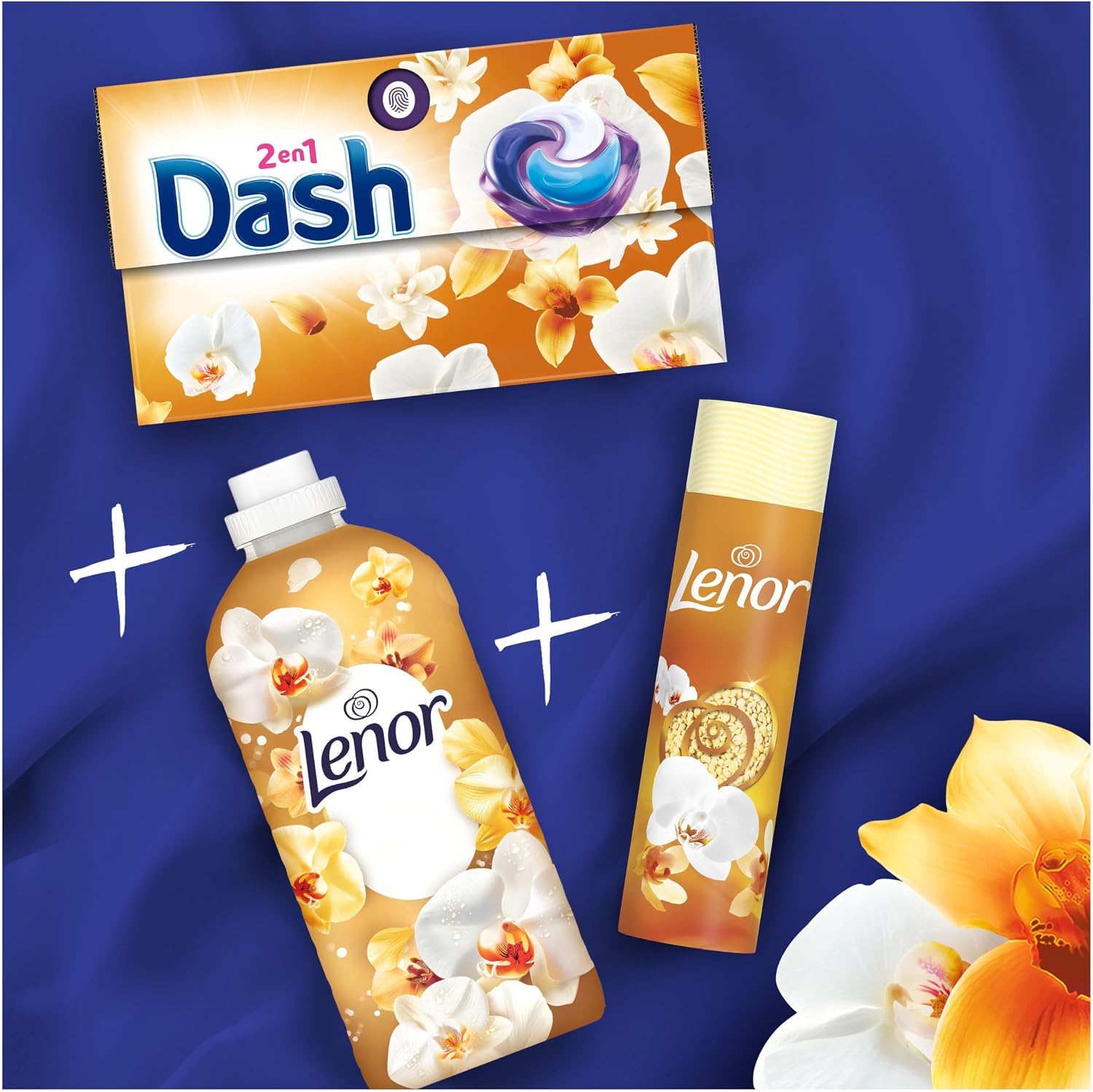 Thumbnail 5 de Dash 2-en-1 PODS 50 lavages Ambre
