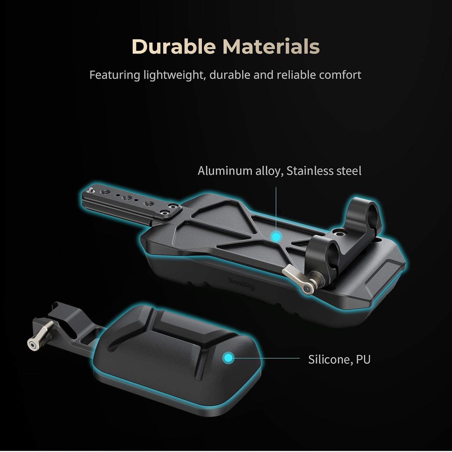 Thumbnail 5 de SMALLRIG Universal 15mm Shoulder Pad Support (5153) — a pragmatic handheld rig solution