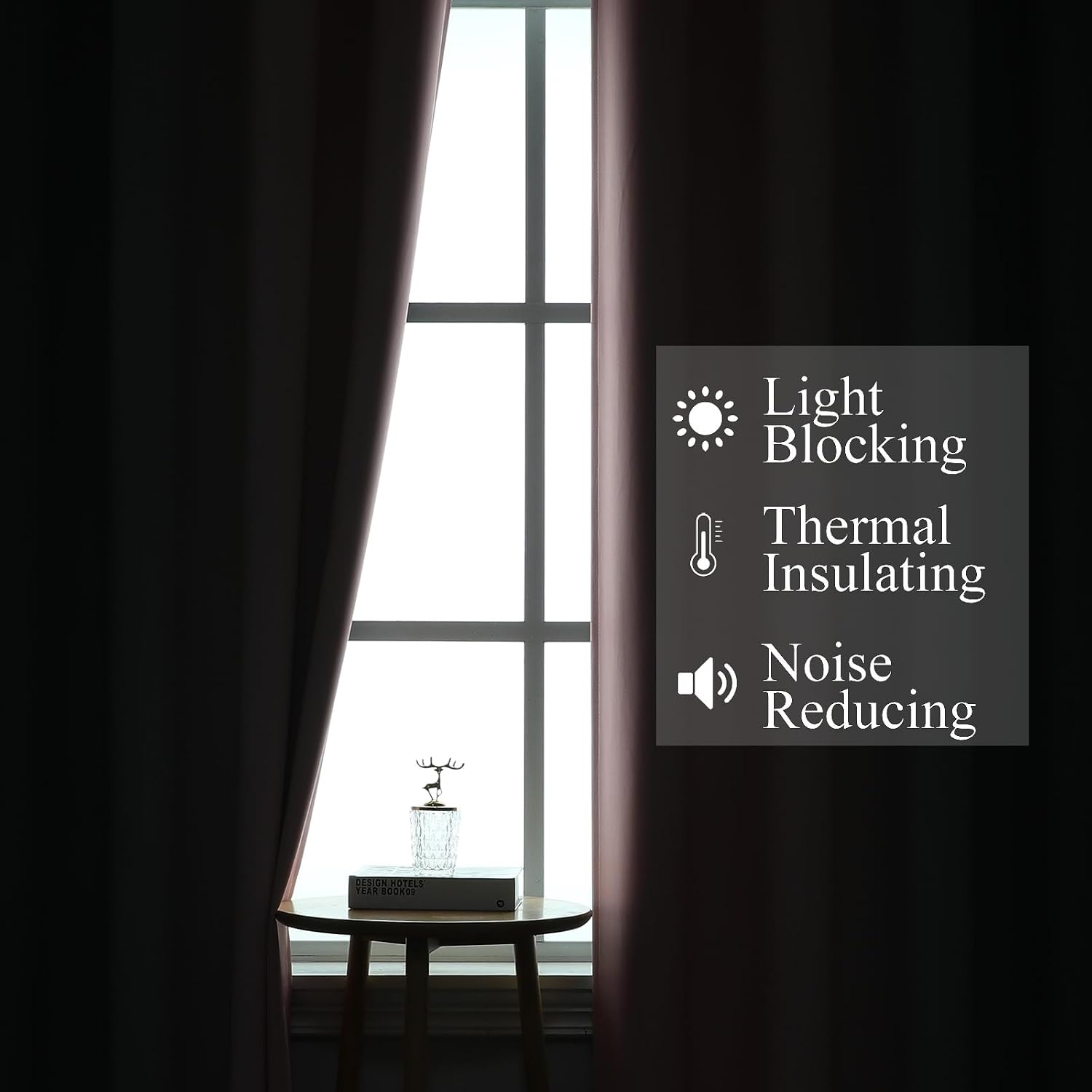 Detalle de Blackout Curtains 52 x 84 Inch