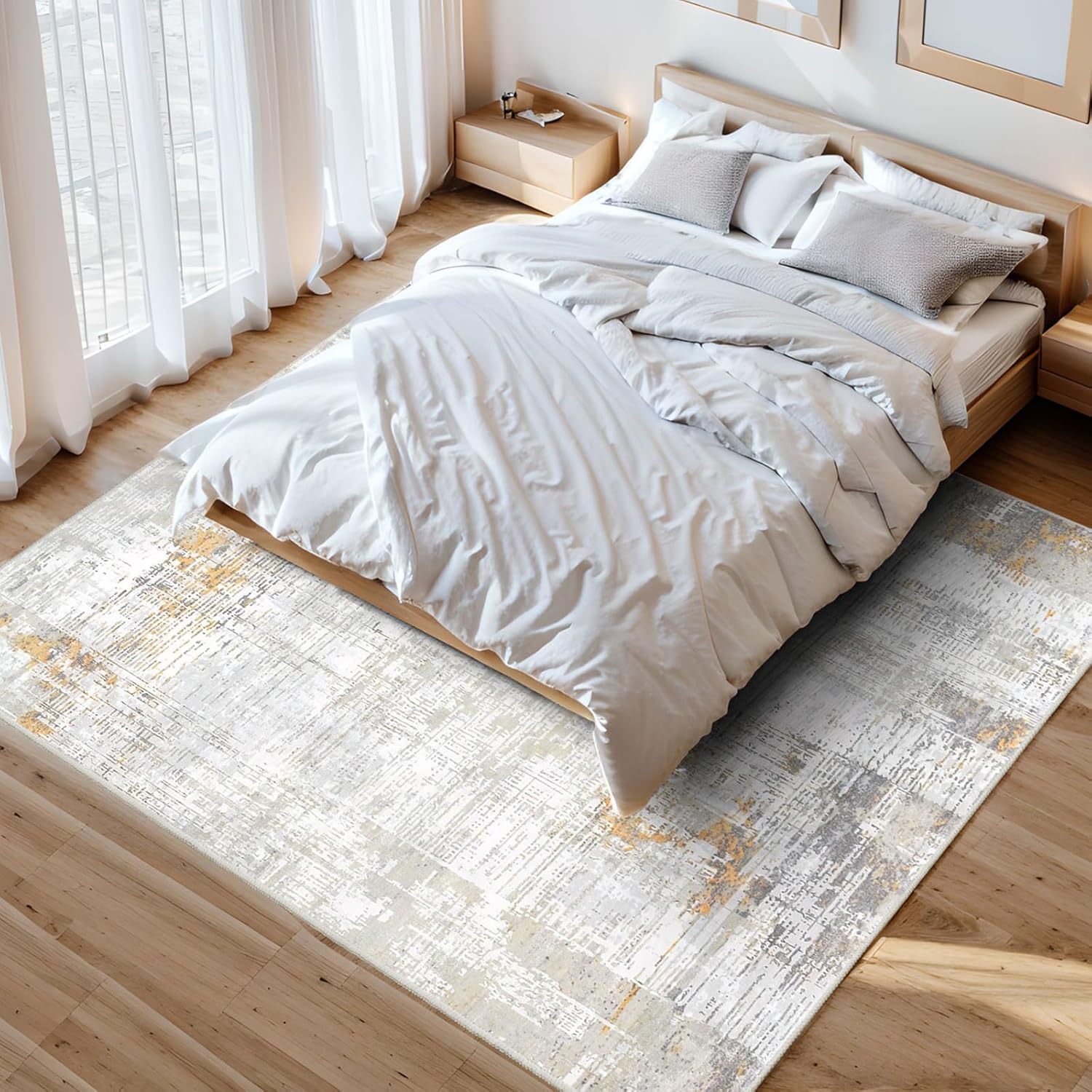 Thumbnail 2 de Vamcheer Alfombra de Salón Lavable Antideslizante 🌟 160x230