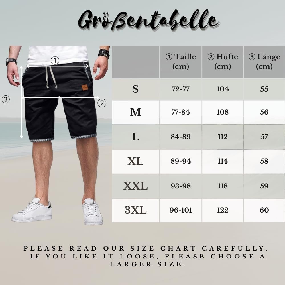 Thumbnail 5 de ZOXOZ Pantalones Cortos Hombre Algodón Verano