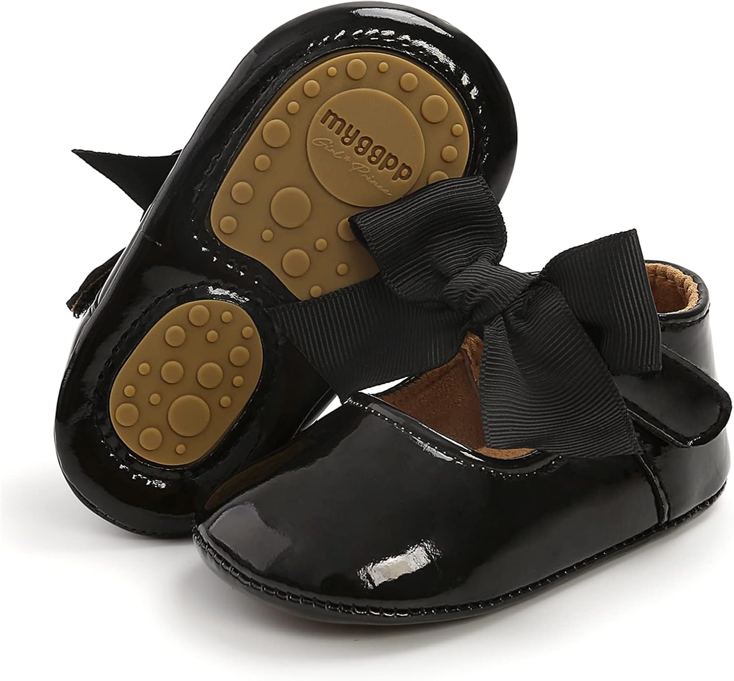 Thumbnail 5 de RVROVIC Baby Girl Moccasins: Sparkly Lightweight Prewalker Shoes