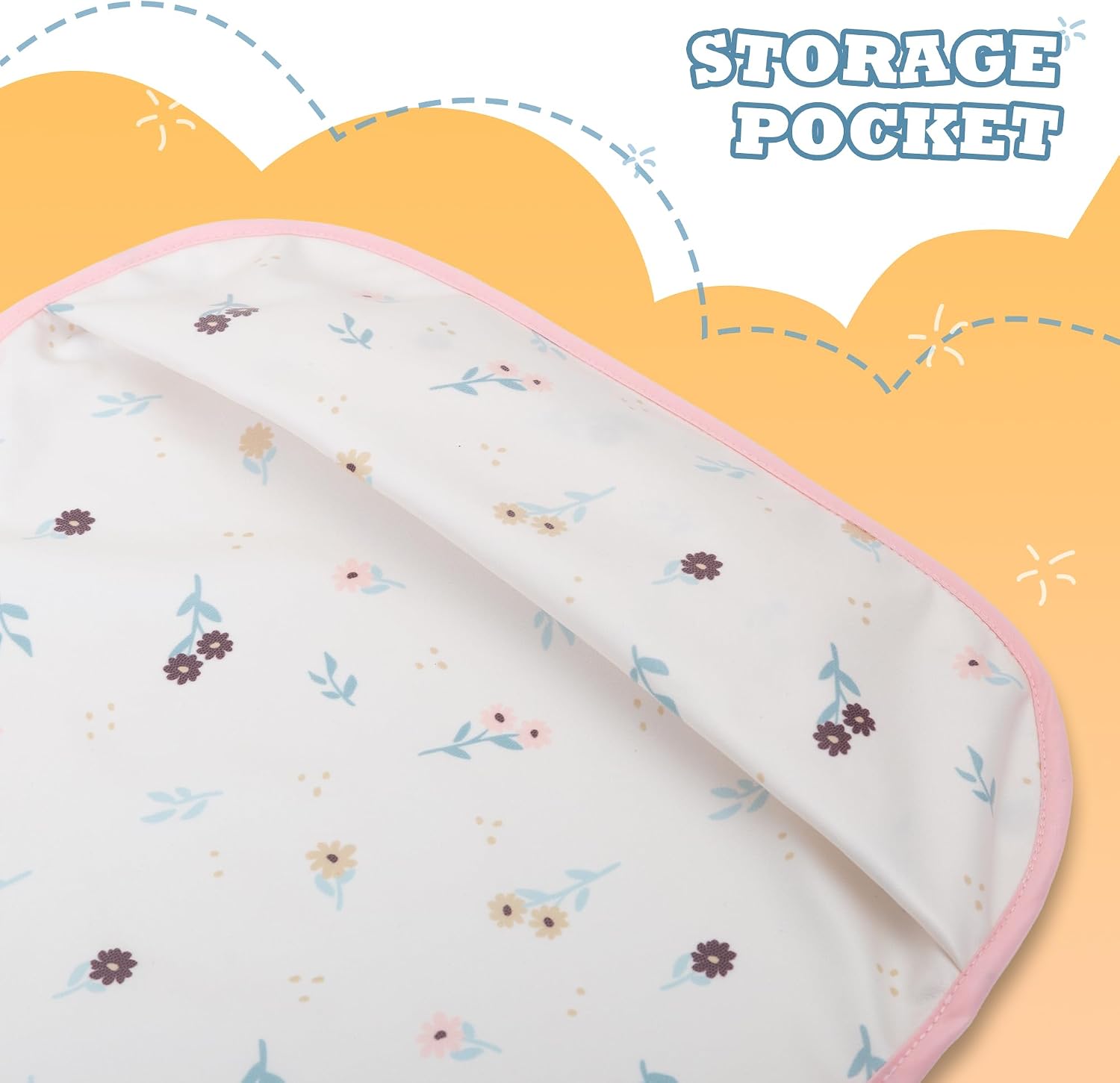 Detalle de Little Dimsum Long Sleeves Toddler Weaning Bibs – Sleeved Waterproof Feeding Coverall Set