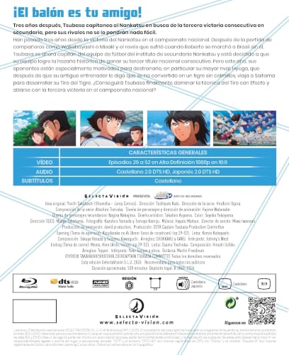 Detalle 2 de SELECTA VISION Capitán Tsubasa. Campeones: temporada 1, arco de secundaria, episodios 29-52 en Blu-ray